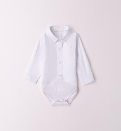 Body camicia neonato BIANCO