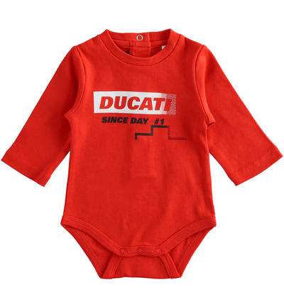 Body neonato manica lunga Ducati ROSSO