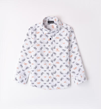 All-over print shirt for boys WHITE