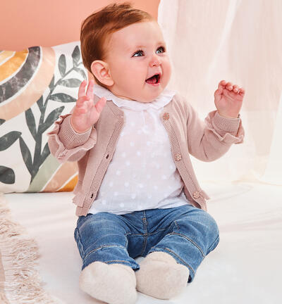 Baby girl white shirt WHITE