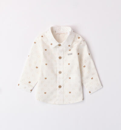 Baby boy shirt CREAM