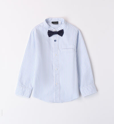 Boys' shirt with bow tie BLUE