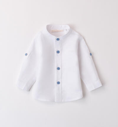 Camicia coreana bimbo BIANCO