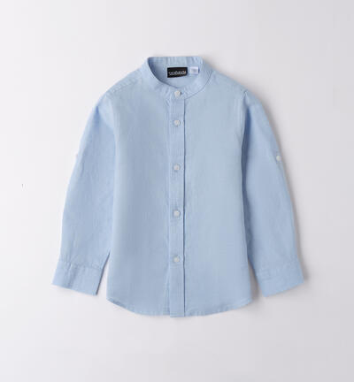 Camicia coreana da bambino AZZURRO