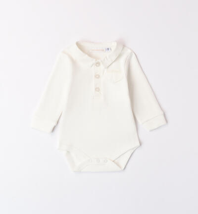 Baby boy shirt bodysuit CREAM