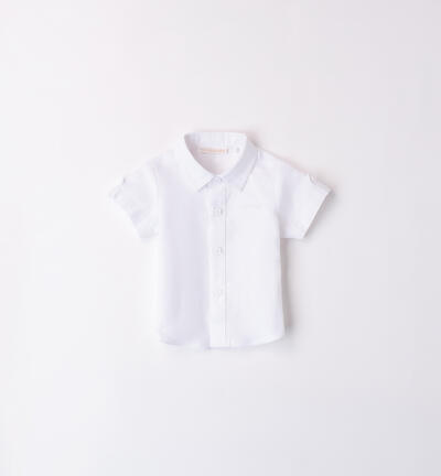 Camicia neonato Minibanda BIANCO