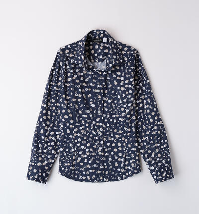 Boys¿ shirt in an all-over pattern BLUE