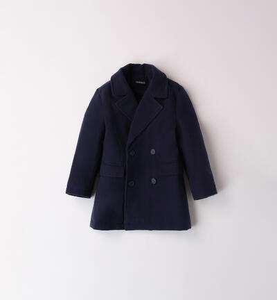 Elegant coat for boys BLUE