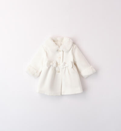 Baby girl baptism coat CREAM