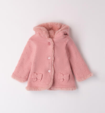 Winter coat for baby girl PINK