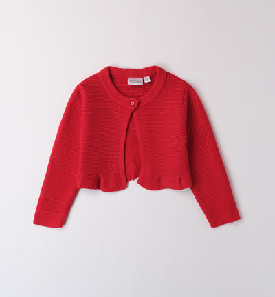 Sarabanda cardigan for girls RED