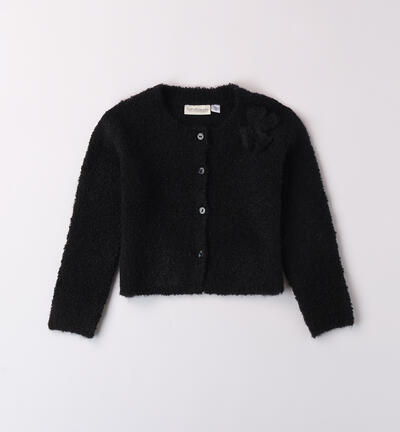 Cardigan per bambina NERO