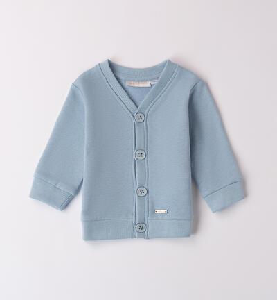 Cardigan for baby boy LIGHT BLUE