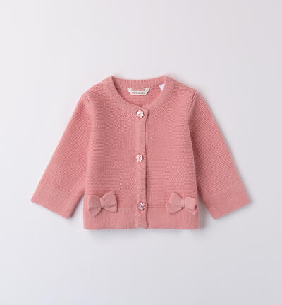 Cardigan for baby girl PINK