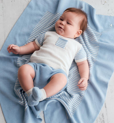 Boys' three-piece outfit LIGHT BLUE