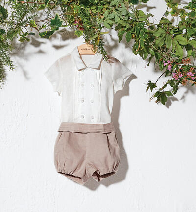 Elegant outfit for boys BEIGE