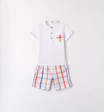 Boys' summer outfit WHITE