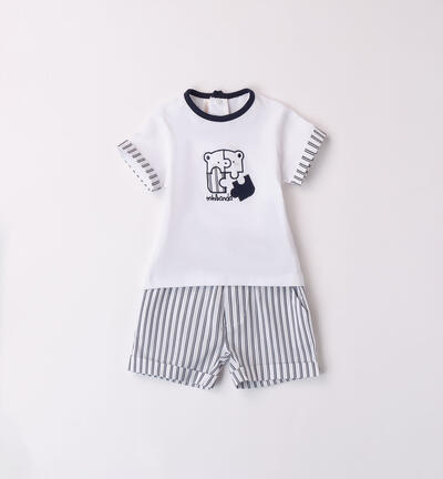 Boys' summer outfit WHITE