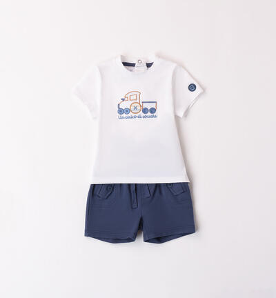 Boys' summer outfit WHITE