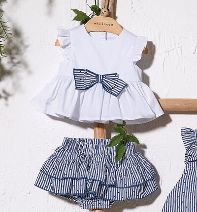 Outfit for baby girls WHITE