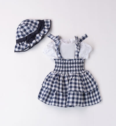 Completo bimba tre pezzi BLU