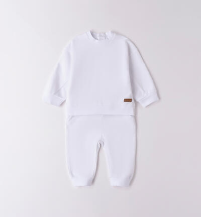 Unisex baby outfit WHITE