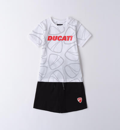 Completo Ducati da bambino BIANCO