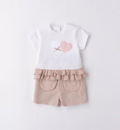 Completo per neonata BEIGE