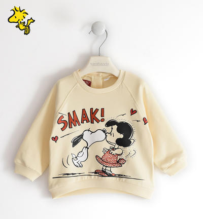 Felpa bambina capsule collection Peanuts BEIGE