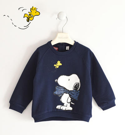 Felpa bambina capsule collection Peanuts BLU