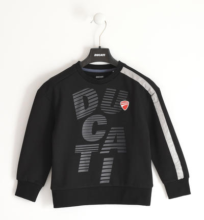 Felpa Ducati con tape riflettente NERO