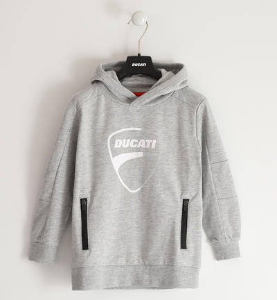 Felpa Ducati per ragazzo con cappuccio GRIGIO