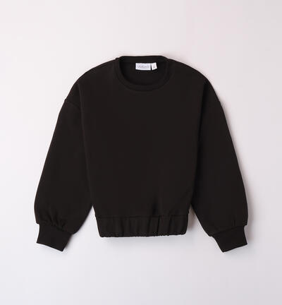 Black sweatshirt for girls BLACK