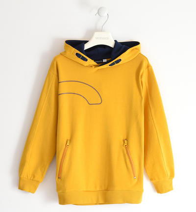 Felpa over ragazzo GIALLO