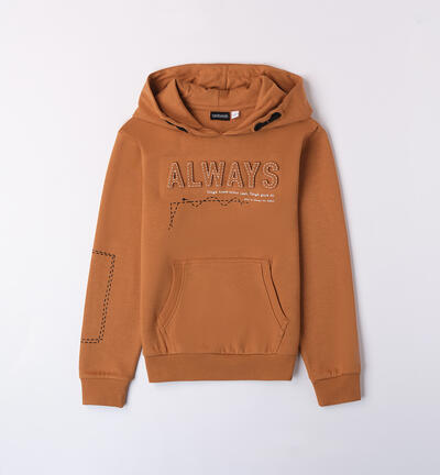 Sweatshirt with pockets for boys BEIGE