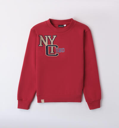 NYC sweatshirt for boys RED