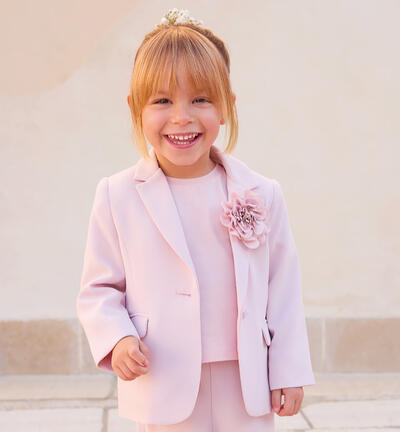 Giacca bambina elegante ROSA