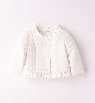 Minibanda baby girl jacket CREAM