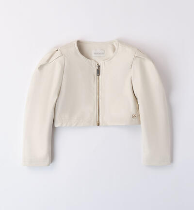 Girls' elegant jacket CREAM