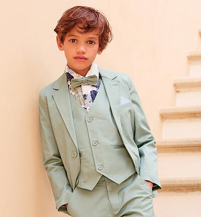 Gilet bambino elegante VERDE