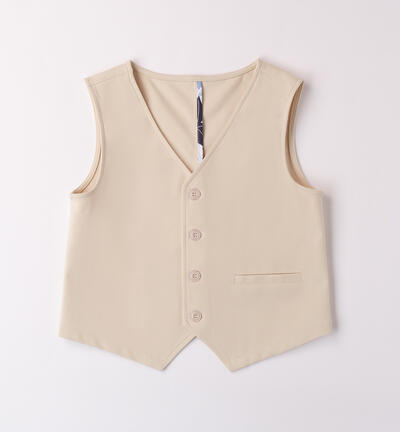 Gilet elegante bambino PANNA