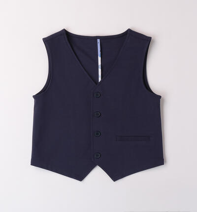 Gilet elegante bambino BLU