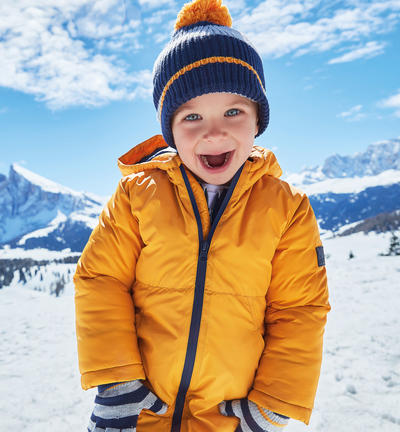 Giubbotto invernale bambino GIALLO