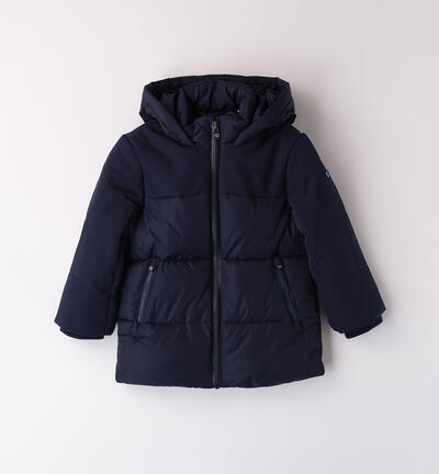 Long jacket for boys BLUE