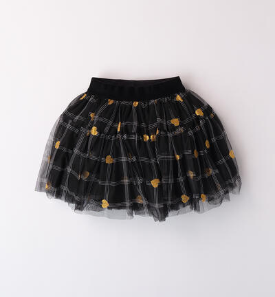 Tulle skirt for girls BLACK