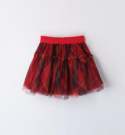 Tulle skirt for girls RED