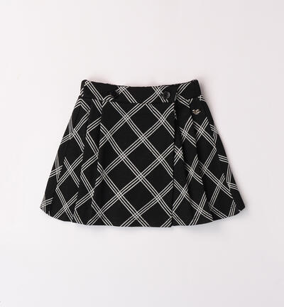 Skirt for girls BLACK