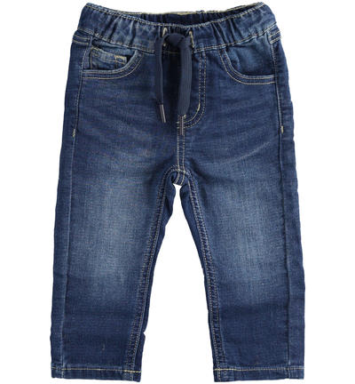 Jeans bambino con coulisse BLU