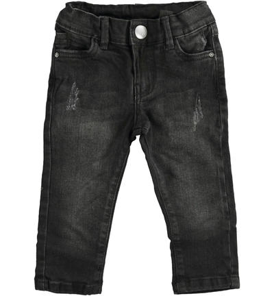 Jeans bambino slim fit NERO