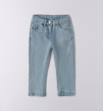 Jeans da bambina Sarabanda BLU